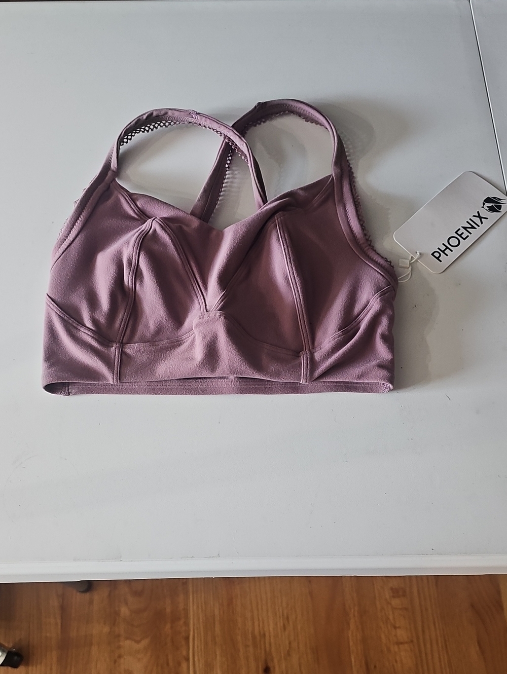 Phenix Women's Mauve Padded Support Sports Bra